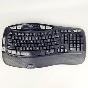 Logitech K350 Wireless Keyboard Comfort Wave Ergonomic No Unifying Receiver